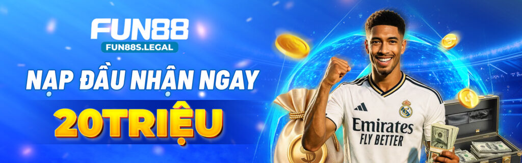 banner fun88 nạp tiền thưởng ngay 30 triệu đón mừng noel 2025